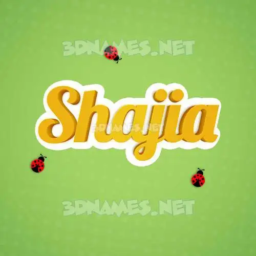 shajia in Ladybugs style - 3D name wallpaper shajia in Ladybugs style - 3D name wallpaper