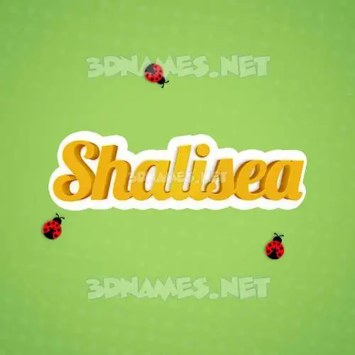 shalisea in Ladybugs style - 3D name wallpaper shalisea in Ladybugs style - 3D name wallpaper