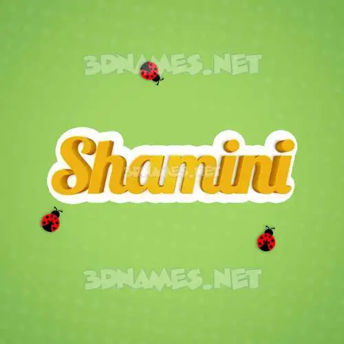 shamini in Ladybugs style - 3D name wallpaper shamini in Ladybugs style - 3D name wallpaper