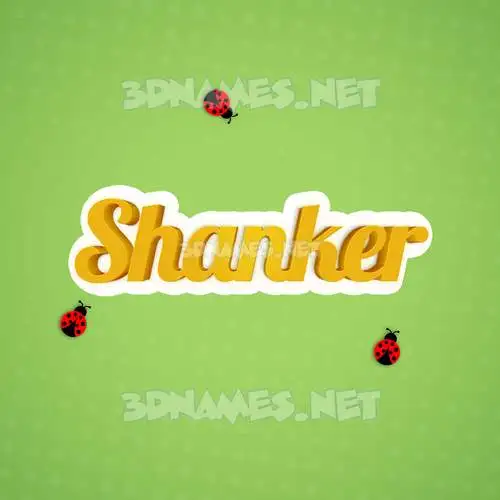 shanker in Ladybugs style - 3D name wallpaper shanker in Ladybugs style - 3D name wallpaper