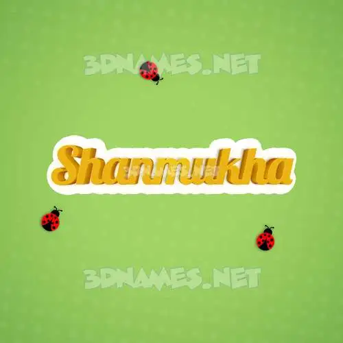 shanmukha in Ladybugs style - 3D name wallpaper shanmukha in Ladybugs style - 3D name wallpaper