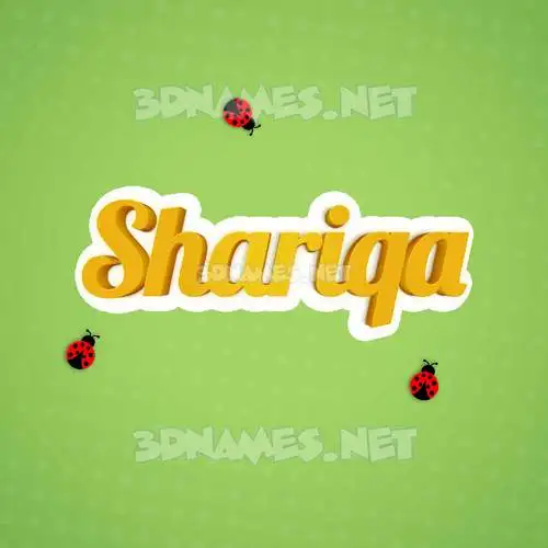 shariqa in Ladybugs style - 3D name wallpaper shariqa in Ladybugs style - 3D name wallpaper