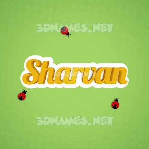 sharvan in Ladybugs style - 3D name wallpaper sharvan in Ladybugs style - 3D name wallpaper
