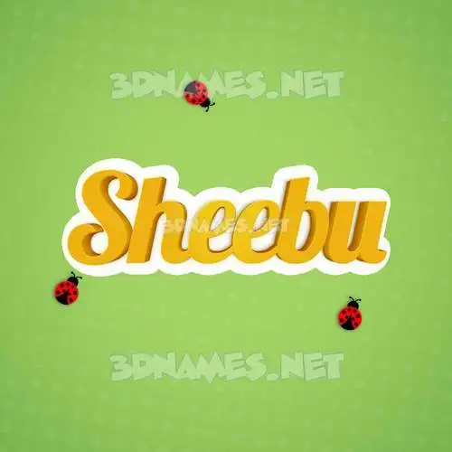 sheebu in Ladybugs style - 3D name wallpaper sheebu in Ladybugs style - 3D name wallpaper