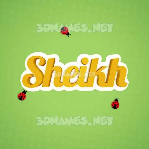 sheikh in Ladybugs style - 3D name wallpaper sheikh in Ladybugs style - 3D name wallpaper