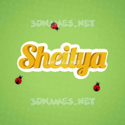 sheitya in Ladybugs style - 3D name wallpaper sheitya in Ladybugs style - 3D name wallpaper
