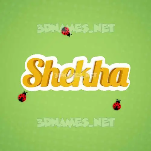 shekha in Ladybugs style - 3D name wallpaper shekha in Ladybugs style - 3D name wallpaper