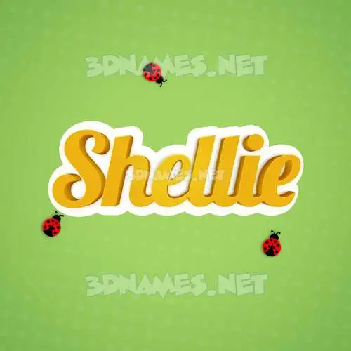 shellie in Ladybugs style - 3D name wallpaper shellie in Ladybugs style - 3D name wallpaper