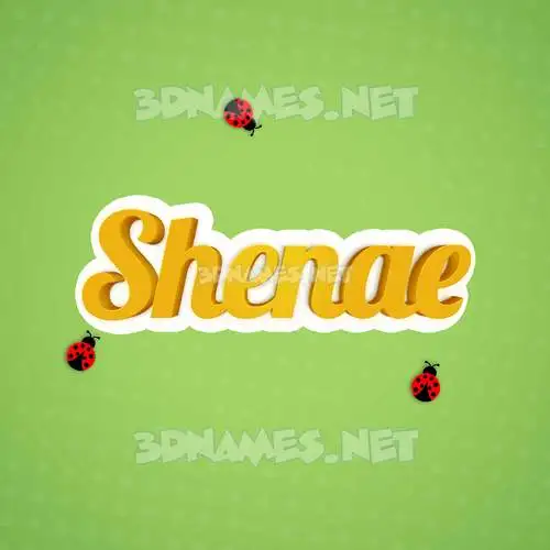shenae in Ladybugs style - 3D name wallpaper shenae in Ladybugs style - 3D name wallpaper