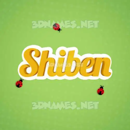 shiben in Ladybugs style - 3D name wallpaper shiben in Ladybugs style - 3D name wallpaper