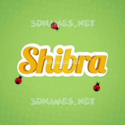 shibra in Ladybugs style - 3D name wallpaper shibra in Ladybugs style - 3D name wallpaper