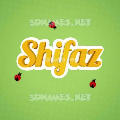 shifaz in Ladybugs style - 3D name wallpaper shifaz in Ladybugs style - 3D name wallpaper