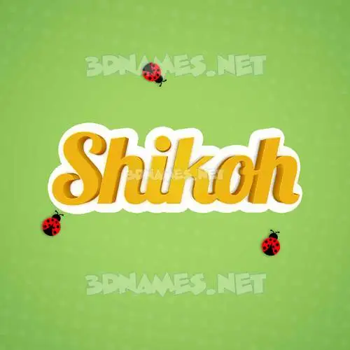 shikoh in Ladybugs style - 3D name wallpaper shikoh in Ladybugs style - 3D name wallpaper