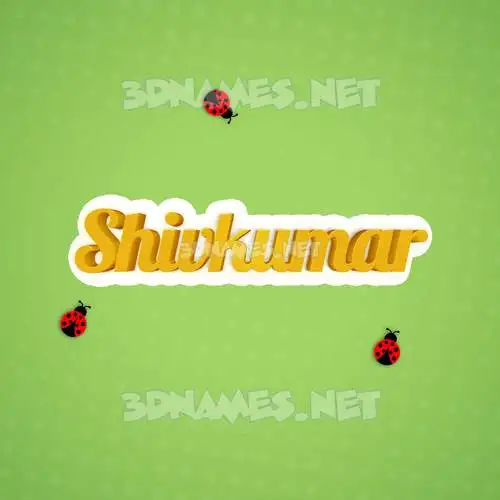 shivkumar in Ladybugs style - 3D name wallpaper shivkumar in Ladybugs style - 3D name wallpaper