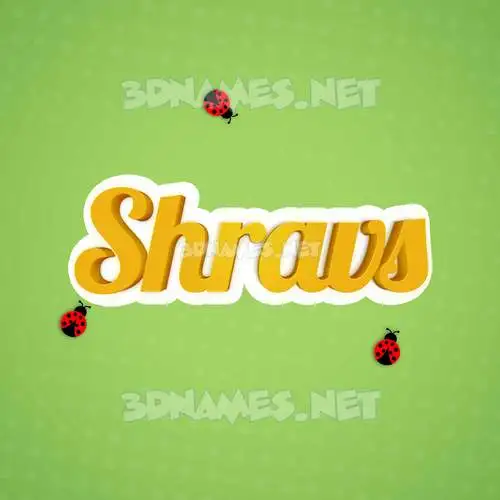 shravs in Ladybugs style - 3D name wallpaper shravs in Ladybugs style - 3D name wallpaper