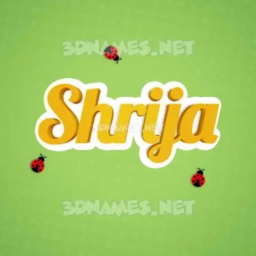 shrija in Ladybugs style - 3D name wallpaper shrija in Ladybugs style - 3D name wallpaper