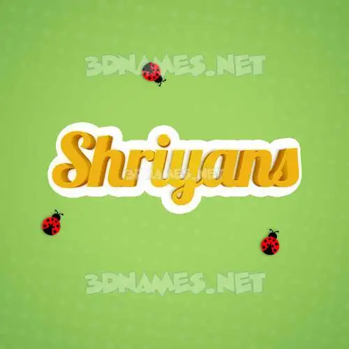 shriyans in Ladybugs style - 3D name wallpaper shriyans in Ladybugs style - 3D name wallpaper