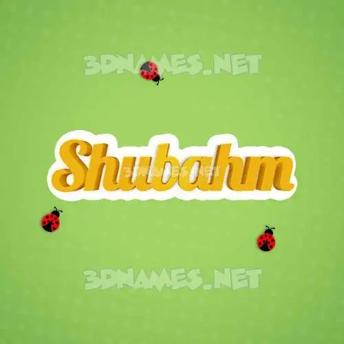 shubahm in Ladybugs style - 3D name wallpaper shubahm in Ladybugs style - 3D name wallpaper
