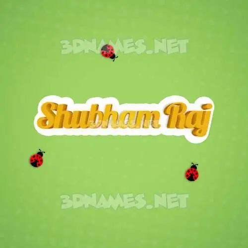 shubham raj in Ladybugs style - 3D name wallpaper shubham raj in Ladybugs style - 3D name wallpaper