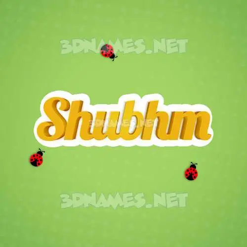 shubhm in Ladybugs style - 3D name wallpaper shubhm in Ladybugs style - 3D name wallpaper