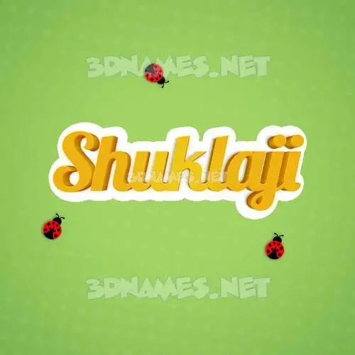 shuklaji in Ladybugs style - 3D name wallpaper shuklaji in Ladybugs style - 3D name wallpaper