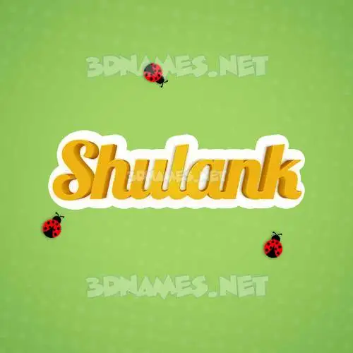 shulank in Ladybugs style - 3D name wallpaper shulank in Ladybugs style - 3D name wallpaper