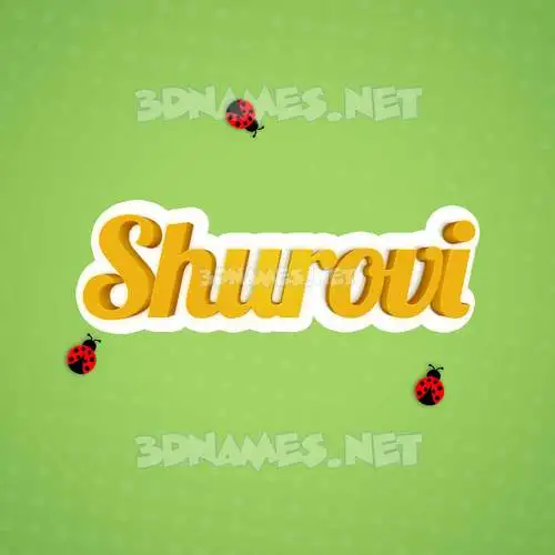 shurovi in Ladybugs style - 3D name wallpaper shurovi in Ladybugs style - 3D name wallpaper