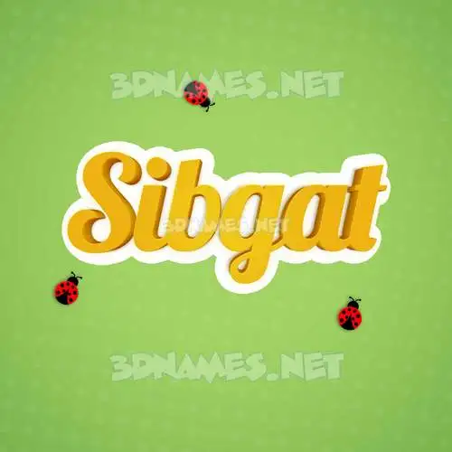 sibgat in Ladybugs style - 3D name wallpaper sibgat in Ladybugs style - 3D name wallpaper