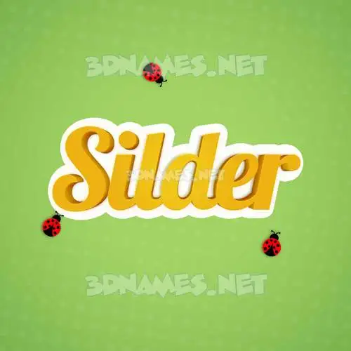 silder in Ladybugs style - 3D name wallpaper silder in Ladybugs style - 3D name wallpaper