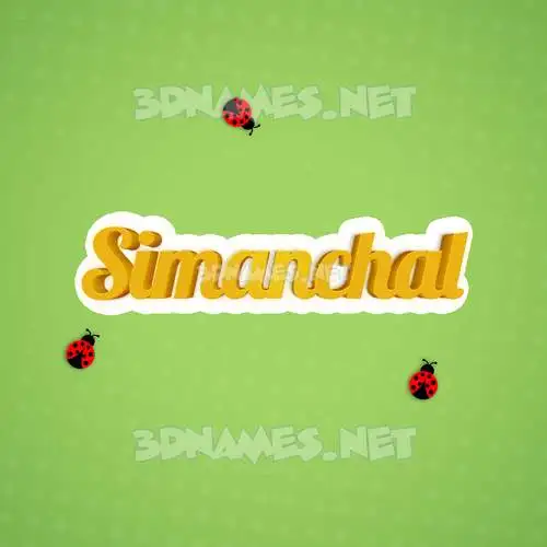 simanchal in Ladybugs style - 3D name wallpaper simanchal in Ladybugs style - 3D name wallpaper