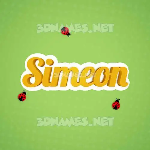 simeon in Ladybugs style - 3D name wallpaper simeon in Ladybugs style - 3D name wallpaper