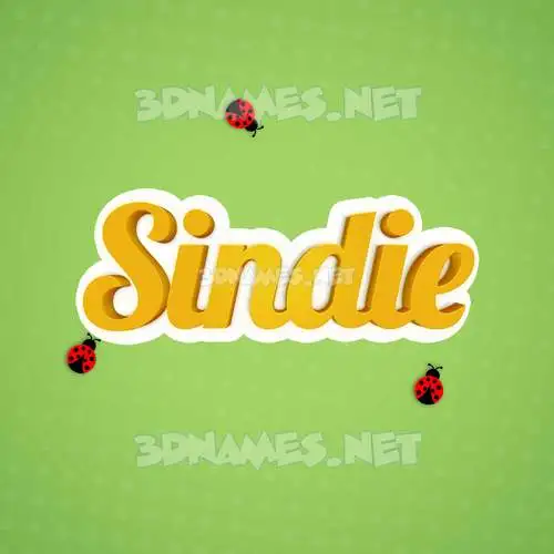 sindie in Ladybugs style - 3D name wallpaper sindie in Ladybugs style - 3D name wallpaper