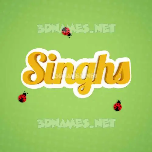 singhs in Ladybugs style - 3D name wallpaper singhs in Ladybugs style - 3D name wallpaper