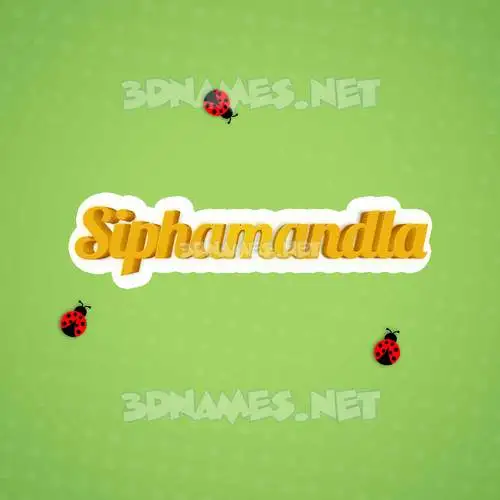 siphamandla in Ladybugs style - 3D name wallpaper siphamandla in Ladybugs style - 3D name wallpaper