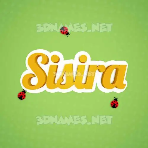 sisira in Ladybugs style - 3D name wallpaper sisira in Ladybugs style - 3D name wallpaper