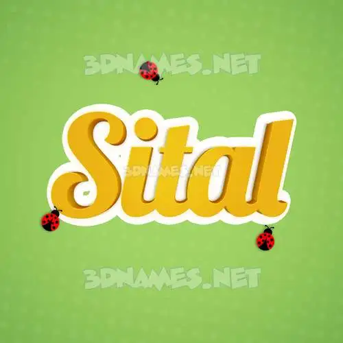 sital in Ladybugs style - 3D name wallpaper sital in Ladybugs style - 3D name wallpaper