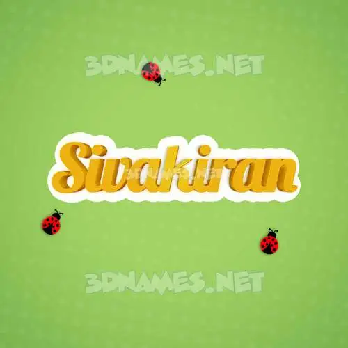 sivakiran in Ladybugs style - 3D name wallpaper sivakiran in Ladybugs style - 3D name wallpaper