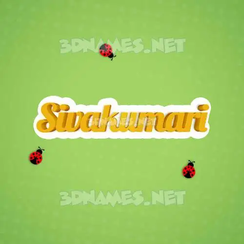 sivakumari in Ladybugs style - 3D name wallpaper sivakumari in Ladybugs style - 3D name wallpaper