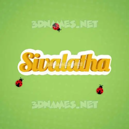 sivalatha in Ladybugs style - 3D name wallpaper sivalatha in Ladybugs style - 3D name wallpaper
