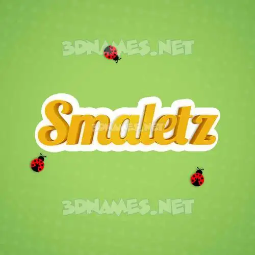 smaletz in Ladybugs style - 3D name wallpaper smaletz in Ladybugs style - 3D name wallpaper