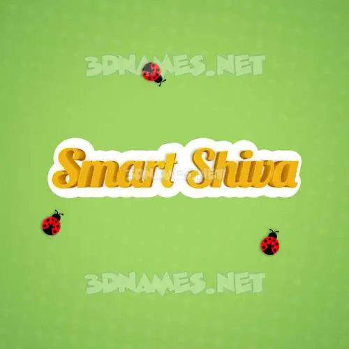 smart shiva in Ladybugs style - 3D name wallpaper smart shiva in Ladybugs style - 3D name wallpaper