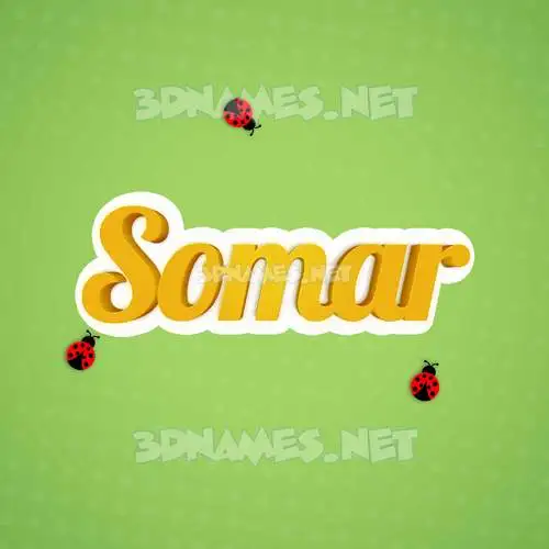 somar in Ladybugs style - 3D name wallpaper somar in Ladybugs style - 3D name wallpaper