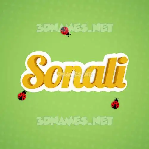 sonali in Ladybugs style - 3D name wallpaper sonali in Ladybugs style - 3D name wallpaper