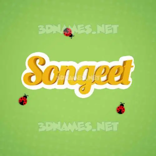 songeet in Ladybugs style - 3D name wallpaper songeet in Ladybugs style - 3D name wallpaper