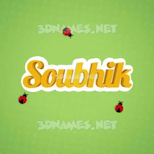 soubhik in Ladybugs style - 3D name wallpaper soubhik in Ladybugs style - 3D name wallpaper