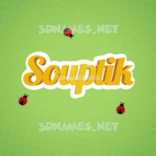 souptik in Ladybugs style - 3D name wallpaper souptik in Ladybugs style - 3D name wallpaper