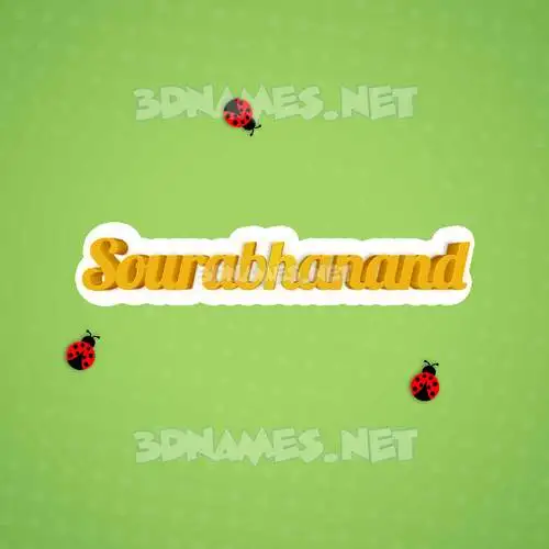 sourabhanand in Ladybugs style - 3D name wallpaper sourabhanand in Ladybugs style - 3D name wallpaper