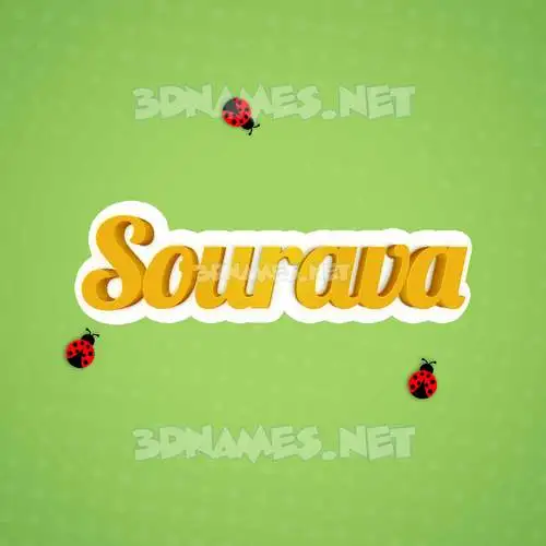 sourava in Ladybugs style - 3D name wallpaper sourava in Ladybugs style - 3D name wallpaper