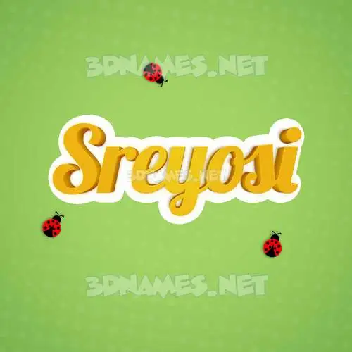 sreyosi in Ladybugs style - 3D name wallpaper sreyosi in Ladybugs style - 3D name wallpaper