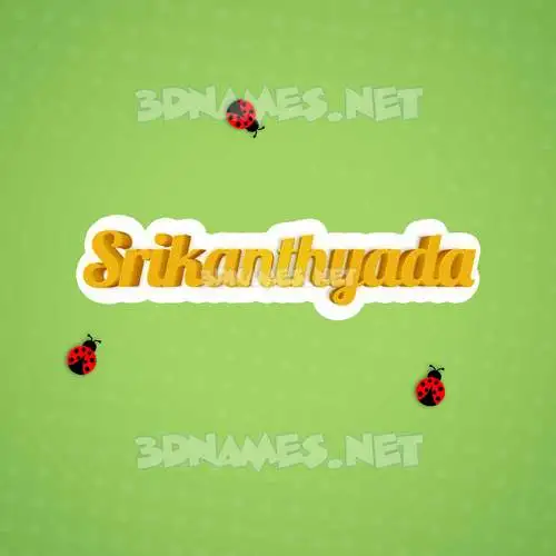 srikanthyada in Ladybugs style - 3D name wallpaper srikanthyada in Ladybugs style - 3D name wallpaper
